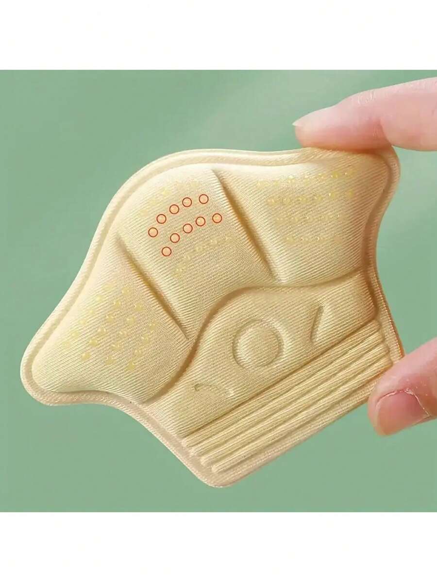 4 PIEZAS. Plantillas y almohadillas para talón autoadhesivas y reforzadas. Diseño antideslizante resistente. Beige y negro. Compatible con tallas grandes/extendidas. Adecuado para zapatillas, botas y zuecos - Diseñado para proporcionar comodidad en el talón y el pie. Ideal para uso durante todo el día. Fácil de usar. Duradero y cómodo. Adecuado para un uso prolongado.