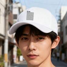 Men Baseball Cap - White - View 3