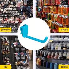 1/30pcs Colorful Plastic Hooks, Suitable For Metal Grid Boards - Easy To Install, Reusable Hanging Solution, Ideal For Home, Supermarket And Market Display Bathroom Bathroom Accessories Bathroom Tools