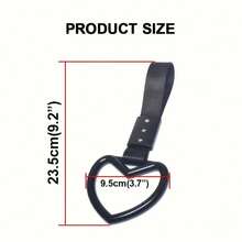 Heart-Shaped Car Rear Bumper Warning Pendant, JDM Bus Wristband Accessory, Left Side Placement, Durable Plastic Material - trắng - Xem 2