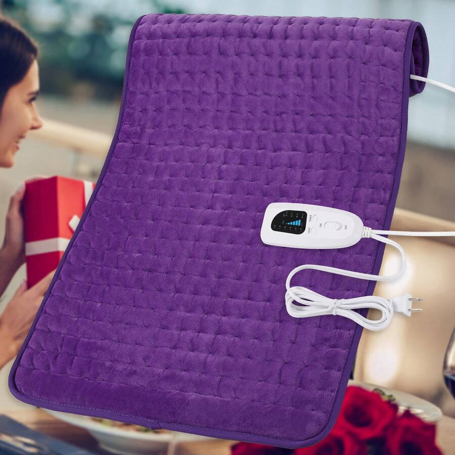 Vankada Super Sized Heating Pads With Dimensions Of 40in X 20in X 33in X 17in X 24in X 12in - Automatic Shut-Off, Machine Washable, Suitable For Women's Physiological Comfort In The Back, Legs, Shoulders, Neck, Waist, And Abdomen. The Heating Pad Can Be Used For Both Dry And Wet Purposes, Making It The Perfect Holiday Gift, Ideal Gift For Parents, And Christmas Gift,Cold Hands And Feet, Keep Warm - 查看 1