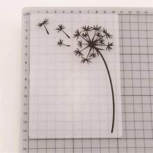 Dandelion Flower Plastic Embossing Folders Scrapbook Album Card Plastic Template Folders - Initial - View 3