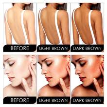 3pcs, Bronze Self-Tanning Oil Moisturizing & Hydrating . Quick Color Development . Long-Lasting Results Suitable For Arms, Legs, Back, And Face For All Skin Types Summer Skincare . Self-Tanning . Face & Body Moisturizer Bronzing Powder Suitable For All Skin Types - Black - View 7