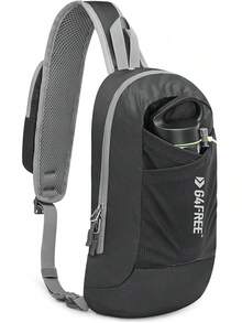 - Bolso bandolera con bloqueo RFID, ligera, bandolera para viajes, deportes, correr - Amarillo - Ver 7