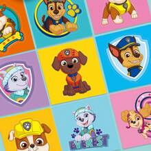 Set di attrezzi per il taglio della carta a tema Paw Patrol, 109 pezzi, inclusi 108 sagome da ritagliare e un paio di forbici, con motivi di personaggi come Datong, Skye, Rubble, Zuma e altri, adatto per attività di ritaglio di carta fai-da-te, artigianato, attività scolastiche, regali di compleanno, festività e feste di compleanno, divertimento per le feste (i colori delle forbici sono distribuiti casualmente).
