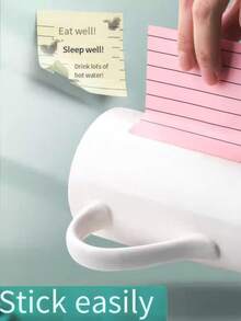 200 Convenient And Practical Small Mixed Color Sticky Notes, Easy To Store And Carry, Suitable For Daily Learning And Classroom Recording Use - 彩色 - 查看 7