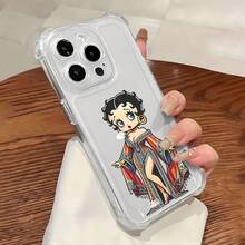Estuche para teléfono  Style Icon Compatible con estuches para teléfonos   17  16 Pro Max  15 Pro Max  13 y  12 Hecho de material de TPU brinda protección contra golpes y caídas Un regalo perfecto para familiares, amigos y ocasiones especiales - transparente - Ver 6