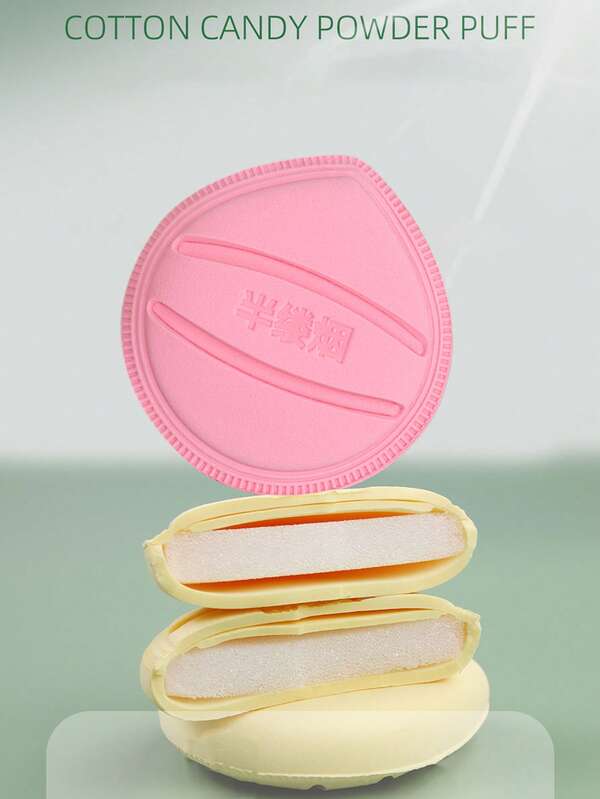 1pc Large Size Dry & Wet Makeup Sponge, Soft & Skin-Friendly, Evenly Applies Powder