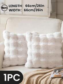 1/2/4 Stück luxuriöser Kunstfell Toskana Kissenbezug, Kissenhülle, ohne Kisseneinsatz, flauschige Heimdekoration Kissenhülle für Wohnzimmer Sofa, Schlafzimmer Kopfteil, Überwurfkissen, Oeko-Tex