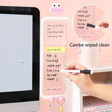 1pc Random Dopamine Funny Computer Screen Message Board, High-Quality Desktop Memo Holder, Office Supplies - Multicolor - View 1