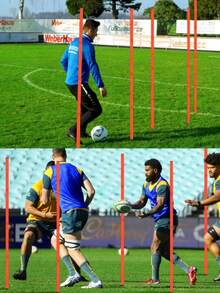 Agility Ladder Training Set - Agility Ladder, Agility Poles, 10 Soccer Cones, Resistance Parachute, 7 Ground Stakes | Basketball, Soccer Training Equipment Suitable For Teenagers And Adults