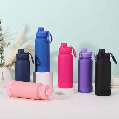 Garrafa Térmica Com Alça Academia 350ml/600ml/800ml/1000ml