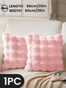 1/2/4 Stück luxuriöser Kunstfell Toskana Kissenbezug, Kissenhülle, ohne Kisseneinsatz, flauschige Heimdekoration Kissenhülle für Wohnzimmer Sofa, Schlafzimmer Kopfteil, Überwurfkissen, Oeko-Tex