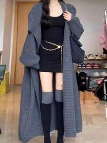 Women Cardigans - Xám - Xem 3