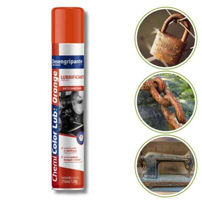 Óleo Desengripante Lubrificante Orange Chemicolor Spray 250ml/120g