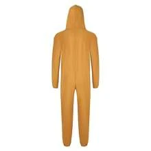 1套成人姜饼人圣诞服装，男女通用姜饼人套装 - 棕色 - 查看 10