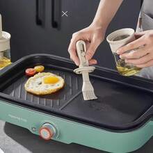 Kitchen Cooking Oil Dispenser With Brush, Oil Bottle Oil Brush Silicone Smear Brush Cooking Vinegar Sauce Barbecue Frying