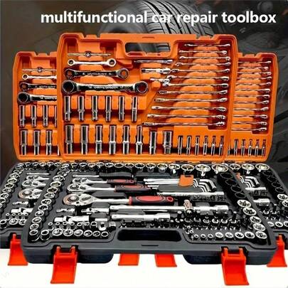 Set di chiavi a bussola pneumatiche, set di attrezzi per riparazione auto con chiave a cricchetto