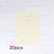 20pcs Simple Floral Letter Set, Including Letter Paper And Letter Cover, Suitable For Giving To Parents, Elders, Friends, And Colleagues, Romantic And Fresh Style, Back To School Season, School Supplies - Gift Letter Paper