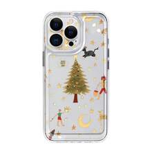 Funda para iPhone Nueva Funda Protectora Personalizada Ins para iPhone 17/16/15/14/13/12 11 Xsmax 11Promax 13Pro 14Pro 15Pro 16Pro 17Pro/17Promax 17Air/16Promax 15Promax 14Promax 13Promax/Xsmax Xr Xs 7Plus/6Plus/7/8/6/16E Funda de Moda Simple Todo Incluido Transparente Funda Protectora Linda Estrella Hombre Árbol de Navidad Funda para iPhone, Funda Daisy, Funda Realme G, Honor Xa, Cubierta Práctica - Colores mixtos - Ver 9