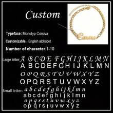 Customized Name Bracelet Men's Cuban Chain Personalized Stainless Steel Adjustable Charm Bracelet Customized Gold Name Label Jewelry Couple Commemorative Gift For Boyfriend's Birthday Gift - Multicolor - View 23