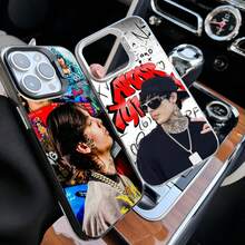 Funda de teléfono Rapper CT para 17 16 15 14 13 12 11 Pro Max Plus mate a prueba de golpes y anti-caída funda creativa musical carcasa moderna protectora - Z1 - Ver 1