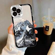 Custodia trasparente per telefono con paesaggio di montagna innevata, compatibile con 7, 8 Plus, SE2, 13, 12, 11, 14 Pro Max, X, XR, XS. Copertura posteriore trasparente di lusso. Compatibile con custodie per iPhone 17 Pro, 17 Pro Max, 17, 16 Pro. - T-Clear JSXS 2 - Visualizzare 7