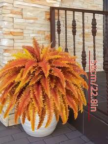 1/6 unidades de Crisântemo Branco Artificial - Buquê de Plástico Realista e Resistente aos Raios UV, Ideal para Decoração de Casa/Exterior/Casamento/Jardim. Perfeito para Funerais, Dia da Memória, Despedidas e Decorações de Festas de Outono e Inverno. - Cor/estilo aleatório - Ver 8