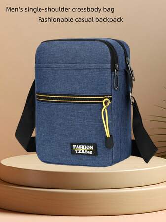 Casual Minimalist Men's Shoulder Sling Crossbody Bag Pouch