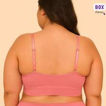 Set Of Up To 3 Women's Ribbed Tank Tops, Comfortable, Assorted And Delicate Colors, Wireless, Removable Padding - Multicolor - Ver 8