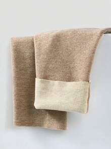 1pc Men's Thermal Underwear, Double-Sided Thermal Lining, Thick, Antibacterial, Base Layer Pants, Leggings