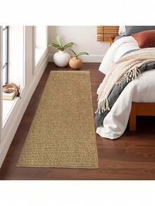 1 Stück brauner Schwertilagende Muster Teppich, dicke waschbare Qualität, Stilvoller Teppich, Flurteppich, Dekorativer Teppich, Duschvorleger, Sofasitzteppich, Dicker Teppich, Wohnaccessoire, Wohnzimmerteppich, Schlafzimmerteppich, Eingangsteppich, Küchenteppich, Badezimmerteppich, Büroteppich