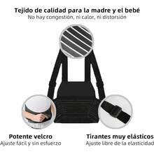 Faja Embarazo Soporte,Faja Maternidad Embarazo,Cinturon de Maternidad para Prenatal, Mitad y Final de Embarazo,Ayudar a Aliviar el Alivio del Dolor de Cadera, Pelvis, Lumbar y Espalda - Negro - Ver 4