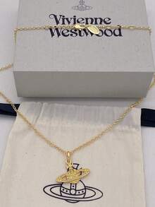 Vivienne Westwood Mini Bas Relief Pendant Necklace - 金色 - 查看 5
