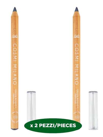 COSMI MILANO COSMI MADE IN ITALY CONFEZIONE DA 2 MATITA OCCHI VEGANO CON OLIO DI ,CON VITAMINA E ,BLU 103° 1,1G,2pezzi