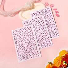 975Pcs Face Gems Hair Gems, Self-Adhesive Face Jewels Eye Jewels Rhinestones 3/4/5/6 Mm DIY Face Gems Stick On, Hair Body Rhinestones Gems Crystals Pearls For Face Makeup, Crafts (Gem_Pink){Inchcolor_nameinch:Inchgem_pinkinch} - 寶石粉紅 - 查看 4
