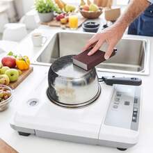 3件/5件装除锈锅刷厨房清洁布磨砂海绵，厨房用具，清洁工具，厨房，浴室，家居，家用用品，万圣节，圣诞节