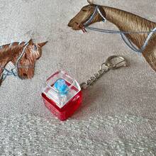 1 pieza Llavero de tecla de teclado para alivio del estrés - Un juguete para los dedos con efectos de sonido para aliviar eficazmente el estrés, con colores macaron vibrantes. La apariencia, el color y el diseño son muy atractivos, lo que lo convierte en un obsequio o recuerdo de fiesta perfecto para amigos y familiares (entrega de color aleatorio). - Multicolor - Ver 2