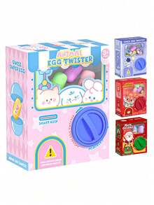 1pc Children's Fun Egg Twisting Machine Toys, Clamping Mini Doll Egg Twisting Machine, Grab Doll Machine Egg Twisting Machine Gifts, Birthday Gifts, Christmas, Suitable For Boys And Girls (Hand Measured Sizes May Have Slight Errors) - Multicolor - View 11