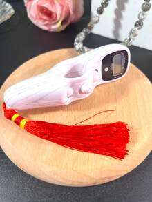 1pc Wood Grain LCD Digital Counter Tally Counter With Lanyard, Battery-Free Operation, Suitable For Meditation, Gym, Prayer, Yoga - For Tracking Repetitions, Cycles, Routines - Portable Counter, Suitable For Meeting Statistics