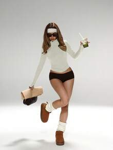 FWH Bộ đồ thể thao nữ ôm sát, thoáng khí, thích hợp cho chạy bộ ngoài trời, chống tia UV, khóa kéo co giãn, kiểu dáng tối giản, ôm sát, thời trang, gợi cảm, chất lượng cao, phong cách đường phố cơ bản, co giãn, màu sắc độc đáo, làm sáng da, thanh lịch, ôm sát, ấm áp, tay dài, áo khoác yoga mùa đông - Màu be - Xem 4