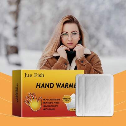 10pcs Warm Hand Treasure For Winter Cold Prevention, Cooling And Warmth, Outdoor Disposable Portable Convenient Warm Baby Patch