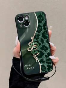 حافظة هاتف مطبوعة بجلد الأفعى الأخضر الجميل، محمية من السقوط، متوافقة مع هواتف آيفون 17برو/17إير/17/17برو ماكس16/11/16برو/16بلس/16برو ماكس/16إي/15برو ماكس/13/14/12/إكس إس/إكس آر/7جي/8بي، متوافقة مع هواتف سامسونج جالاكسي 11/12برو/12/12إكس/13برو/14برو/15برو، متوافقة مع هواتف ريدمي 10/9/نوت9/12سي/نوت11برو/نوت8برو - متعدد الألوان - مشاهدة 6