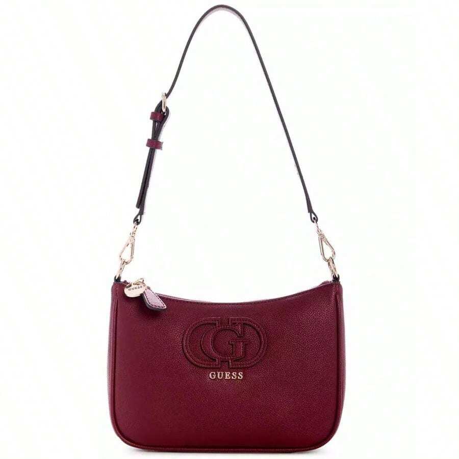 Guess Isola Small Shoulder Bag |  | Coin Purses - 酒紅色 - 查看 1