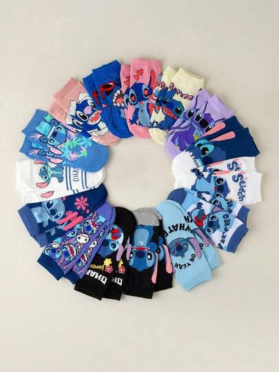 1/5/10 pares, unisex, diseño de dibujos animados lindos, calcetines blancos, cómodos, transpirables, desodorantes, calcetines para mujeres, calcetines para niños, uso diario/Pascua/verano, accesorios de moda, calcetines ligeros, calcetines de moda, diseño único, diseño de dibujos animados interesantes y lindos, calcetines blancos, calcetines para mujeres, calcetines sueltos suaves, transpirables, estilo lindo y casual