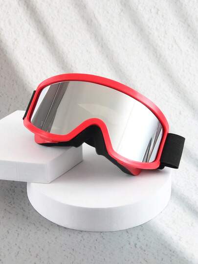 New Large Frame Ski/Cycling/Mountaineering Anti-Wind Men's Goggles, Anti-Wind And UV Protection Ski Goggles