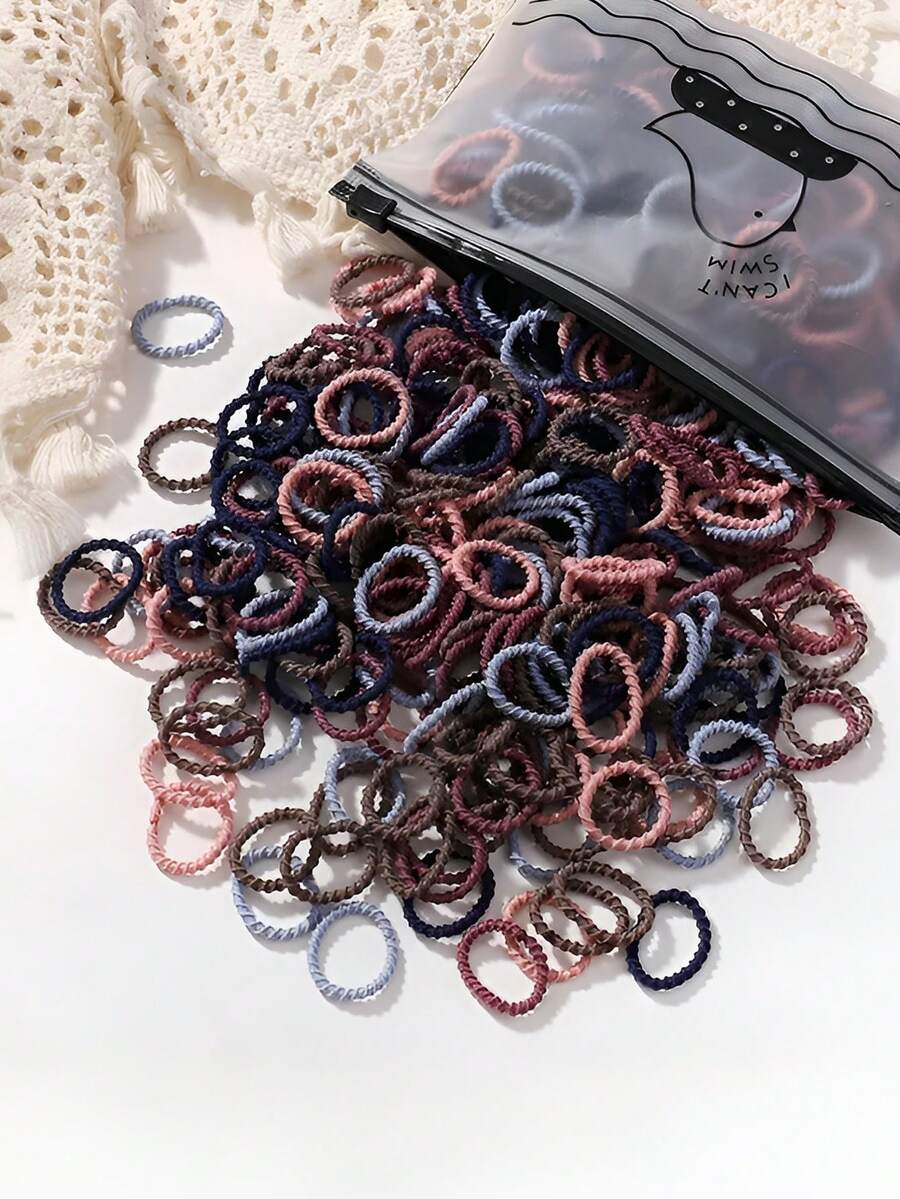 200 piezas de coleteros decorativos de otoño/invierno para niñas, adecuados para uso diario