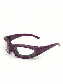 1pc 14.2cm/5.59in Kitchen Onion Cutting Goggles, Onion Cutting Goggles, Anti-Splash Cooking Safety Goggles, Kitchen Safety Glasses, Anti-Glare Sponge Shock-Resistant Sports Goggles, No Electricity Required, Onion Cutting Goggles, Anti-Splash Cooking Goggles, Kitchen Eye Protection Small Tool - Multicolor - View 3