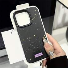 Funda de Teléfono con Textura de Cuero Sintético Compatible con iPhone 17 Air/16E/15/14/13/12/11 Pro/Promax/Plus/X/XS/XS Max, Buen Agarre, Múltiples Colores Disponibles, Protección de Borde Suave, Adecuada para Hombres y Mujeres - Gris - Ver 8