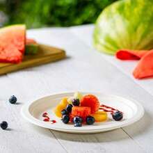 Disposable Paper Plates - White - View 2